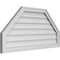 Ekena Millwork Octagonal Top Surface Mount PVC Gable Vent w/ 2"W x 1-1/2"P Brickmould Frame, 40"W x 20"H GVPOT40X2002SN - alternate 4